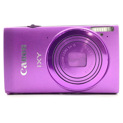 【全額返金保証】【最速発送】Canon コンパクトデジタルカメラ IXY 430F [パープル] 美品 動作確認済