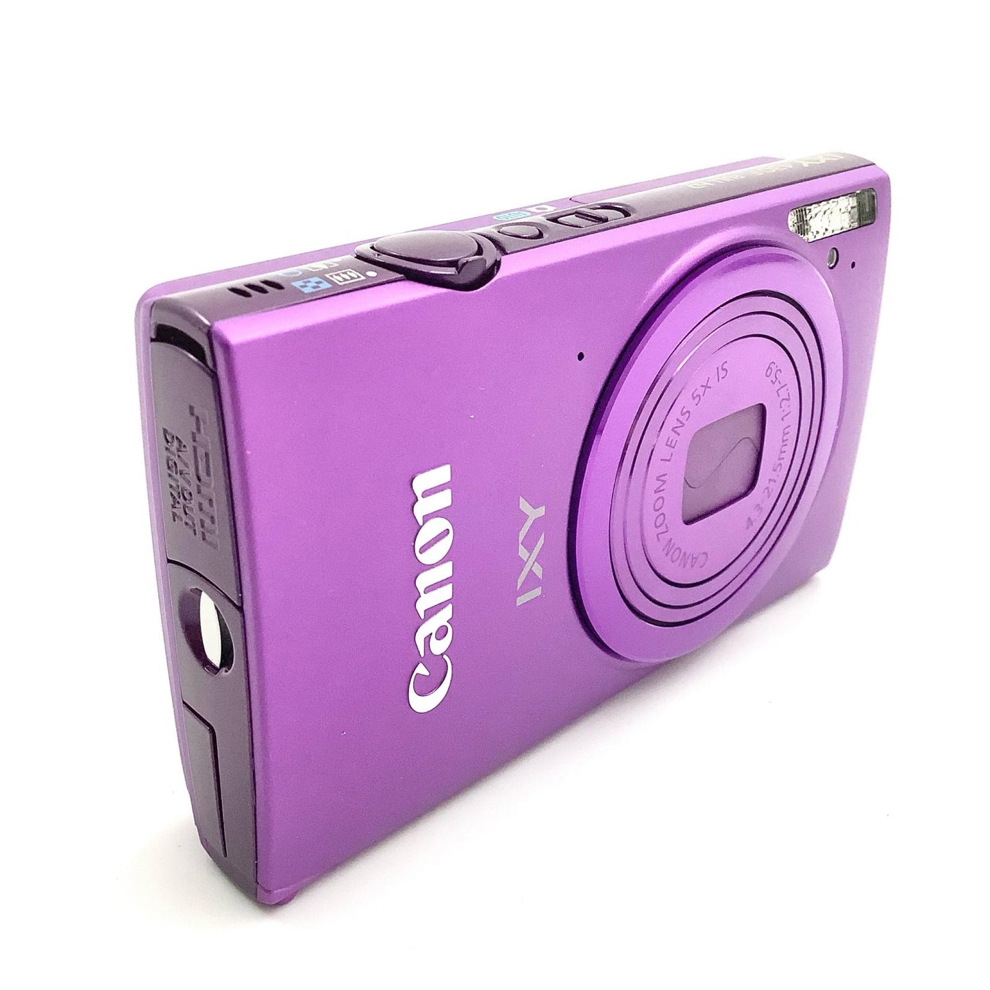 【全額返金保証】【最速発送】Canon コンパクトデジタルカメラ IXY 430F [パープル] 美品 動作確認済