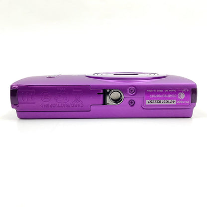 【全額返金保証】【最速発送】Canon コンパクトデジタルカメラ IXY 430F [パープル] 美品 動作確認済