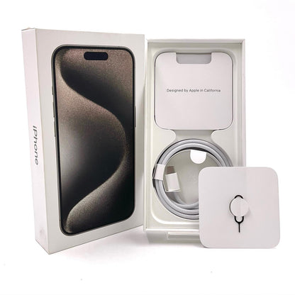 【全額返金保証】【最速発送】Apple iPhone iPhone 15 Pro 256GB ナチュラルチタニウム SIMフリー 白ロム 美品 動作確認済 88%