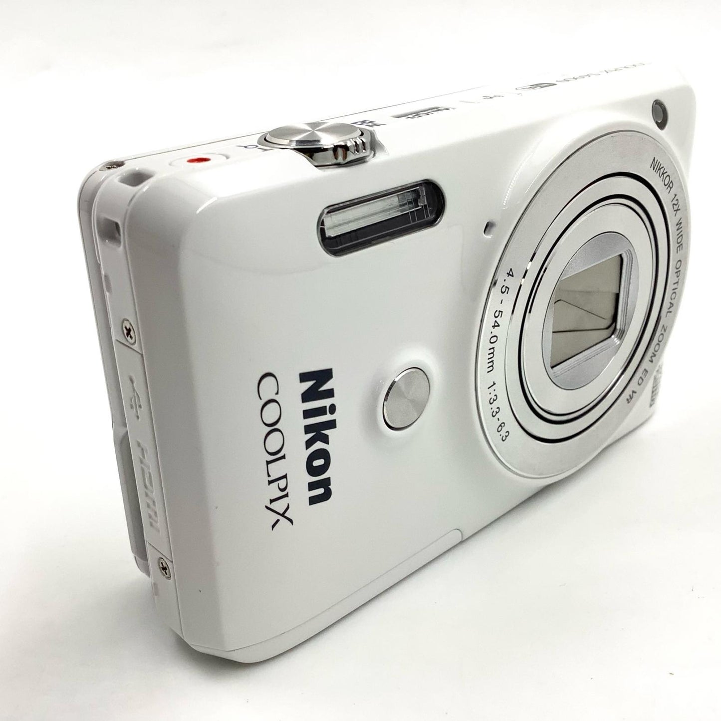 【全額返金保証】【最速発送】Nikon コンパクトデジタルカメラ COOLPIX S6900 [ナチュラルホワイト] 美品 動作確認済