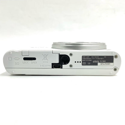 【全額返金保証】【最速発送】Sony コンパクトデジタルカメラ サイバーショット DSC-WX300 (W) [ホワイト] 動作確認済