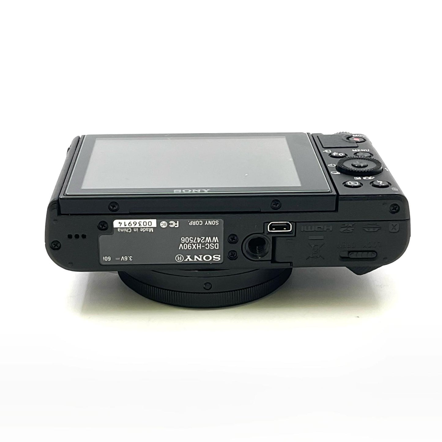 【全額返金保証】【最速発送】Sony コンパクトデジタルカメラ サイバーショット DSC-HX90V ブラック 美品 動作確認済