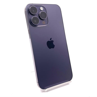 【全額返金保証】【最速発送】Apple iPhone iPhone 14 Pro Max 256GB ディープパープル SIMフリー 白ロム 動作確認済 84%