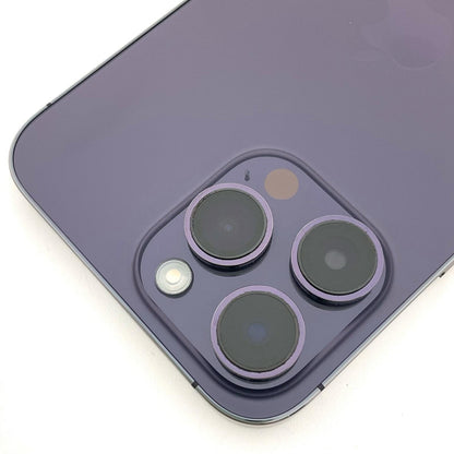 【全額返金保証】【最速発送】Apple iPhone iPhone 14 Pro Max 256GB ディープパープル SIMフリー 白ロム 動作確認済 84%