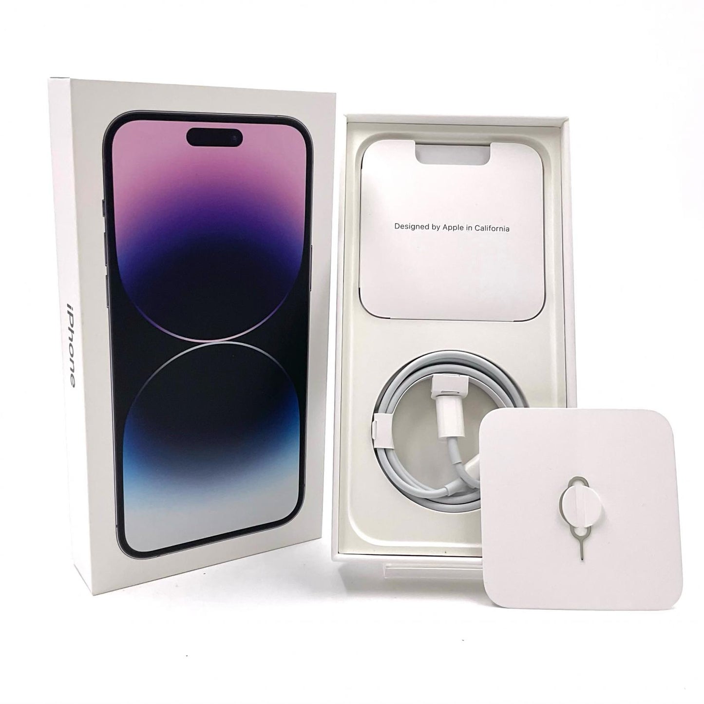 【全額返金保証】【最速発送】Apple iPhone iPhone 14 Pro Max 256GB ディープパープル SIMフリー 白ロム 動作確認済 84%