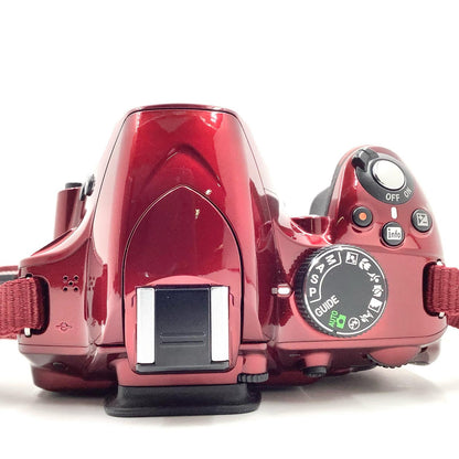 【最速発送】Nikon デジタル一眼 D3200 ボディ レッド【難有】