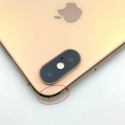 【全額返金保証】【最速発送】Apple iPhone iPhone XS 256GB ゴールド docomo 白ロム 動作確認済 95%