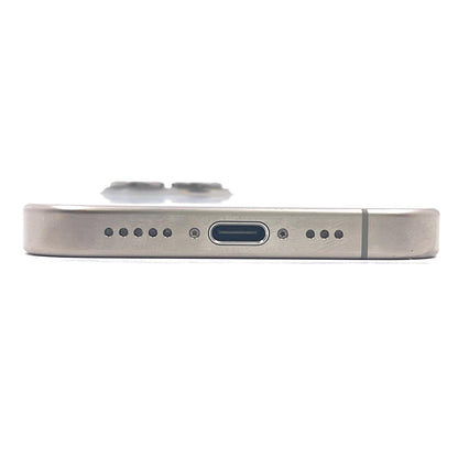 【全額返金保証】【最速発送】Apple iPhone iPhone 15 Pro 128GB ナチュラルチタニウム 白ロム 美品 動作確認済 85%
