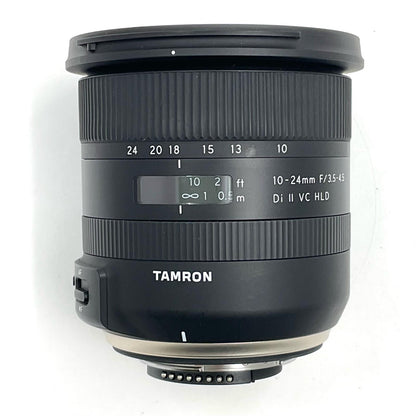 【全額返金保証】【最速発送】TAMRON 10-24mm F/3.5-4.5 Di II VC HLD (Model B023) [ニコン用] 動作確認済