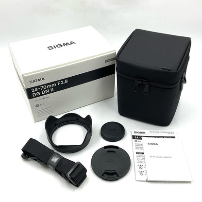【全額返金保証】【最速発送】SIGMA 24-70mm F2.8 DG DN II [ソニーE用] 動作確認済