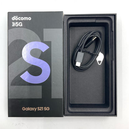 【最速発送】SAMSUNG Galaxy S21　5G 256GB ファントムバイオレット docomo SC-51B 白ロム【難有】