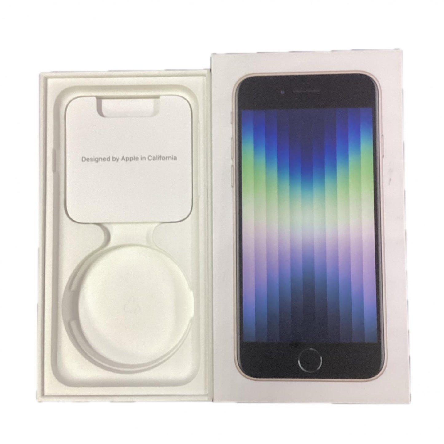 【全額返金保証】【最速発送】Apple iPhone iPhone SE（第3世代） 128GB スターライト Softbank 白ロム 動作確認済 81%