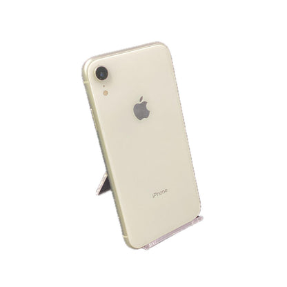 【全額返金保証】【最速発送】Apple iPhone iPhone XR 64GB ホワイト docomo 白ロム 動作確認済 87%