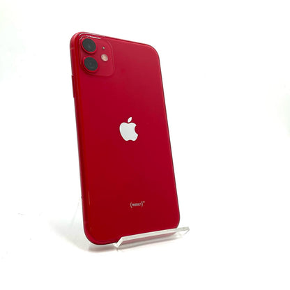 【全額返金保証】【最速発送】Apple iPhone iPhone 11 64GB (PRODUCT)RED au SIMフリー 白ロム 動作確認済 87%