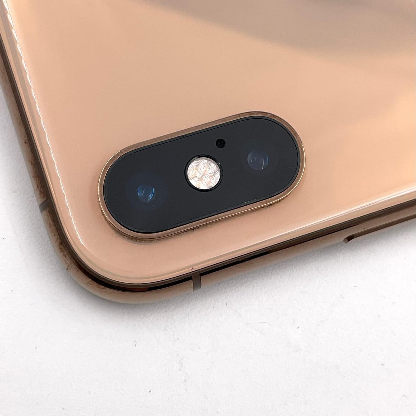 【全額返金保証】【最速発送】Apple iPhone iPhone XS 256GB ゴールド au 白ロム 動作確認済 86%