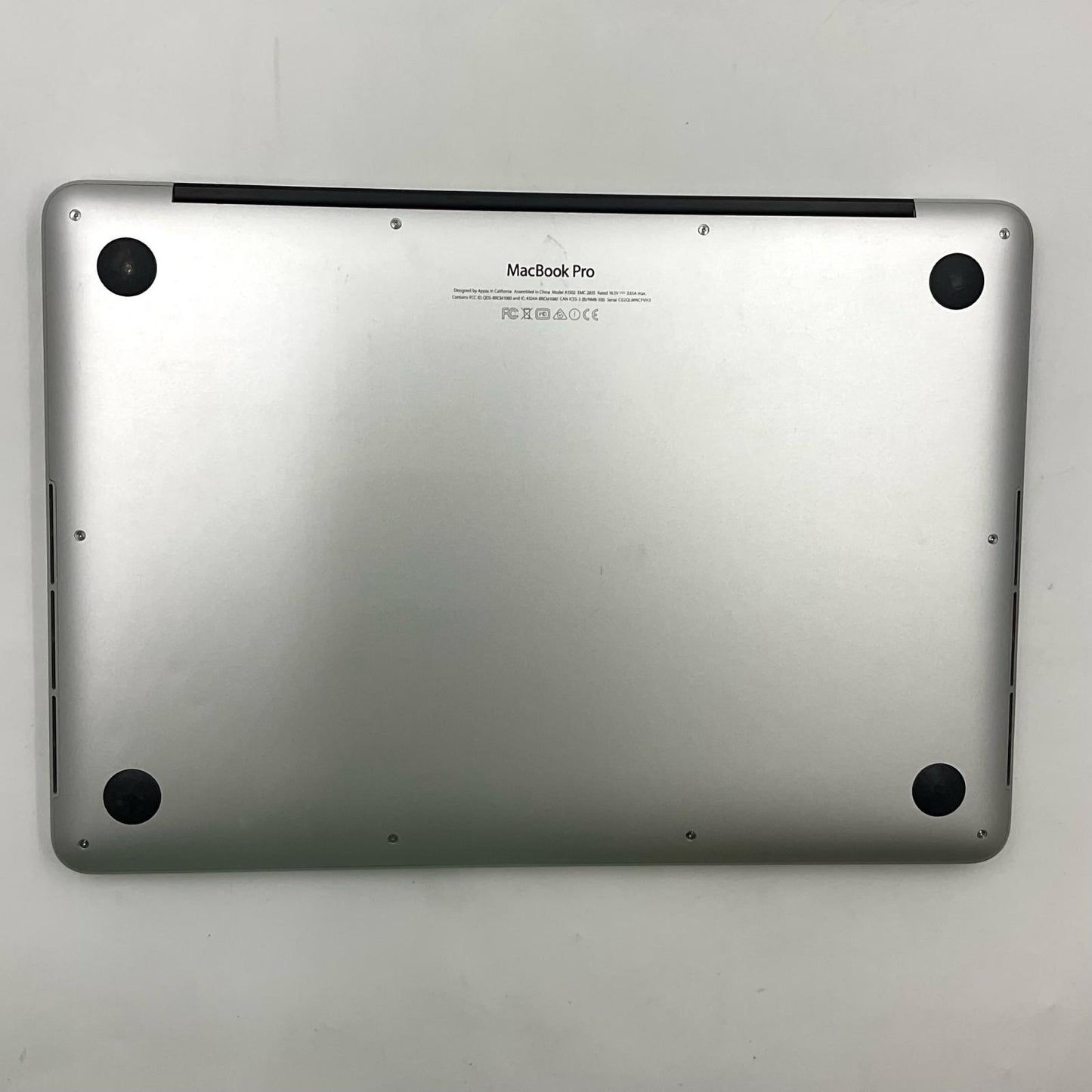 【全額返金保証】【最速発送】Apple MacBook Pro 13.3インチ 2015 2.7 GHz Intel Core i5 8GB SSD 128GB シルバー 85.8% 動作確認済