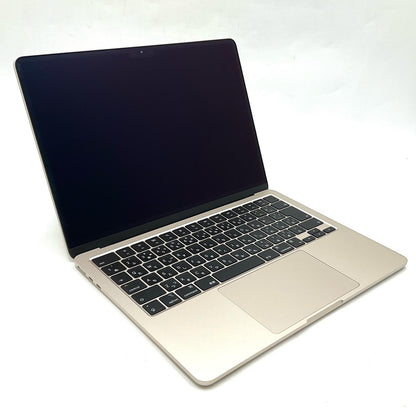 【全額返金保証】【最速発送】Apple MacBook Air 13インチ 2022 Apple M2 16GB SSD 256GB スターライト 100% 超美品 動作確認済