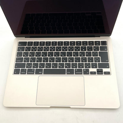 【全額返金保証】【最速発送】Apple MacBook Air 13インチ 2022 Apple M2 16GB SSD 256GB スターライト 100% 超美品 動作確認済