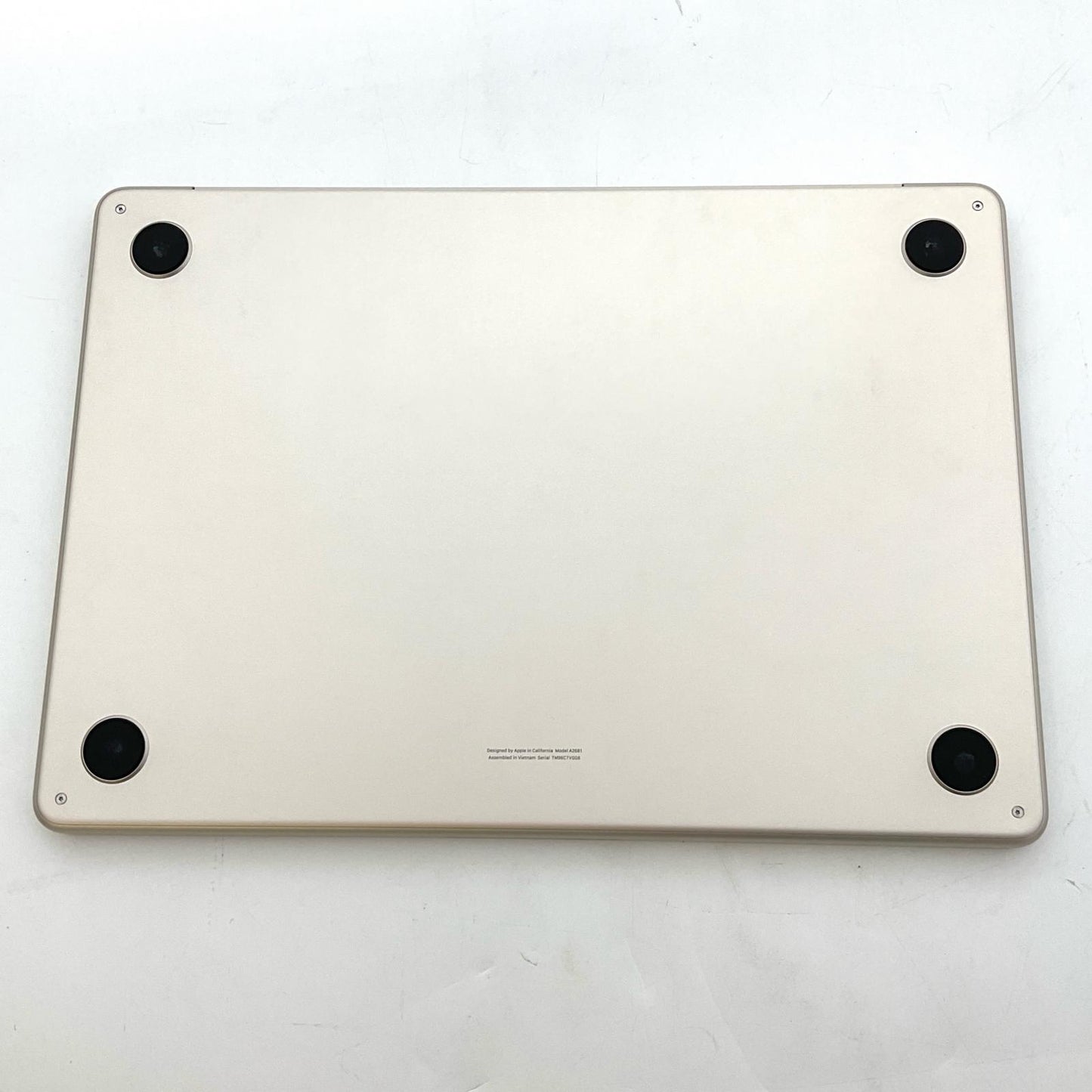 【全額返金保証】【最速発送】Apple MacBook Air 13インチ 2022 Apple M2 16GB SSD 256GB スターライト 100% 超美品 動作確認済