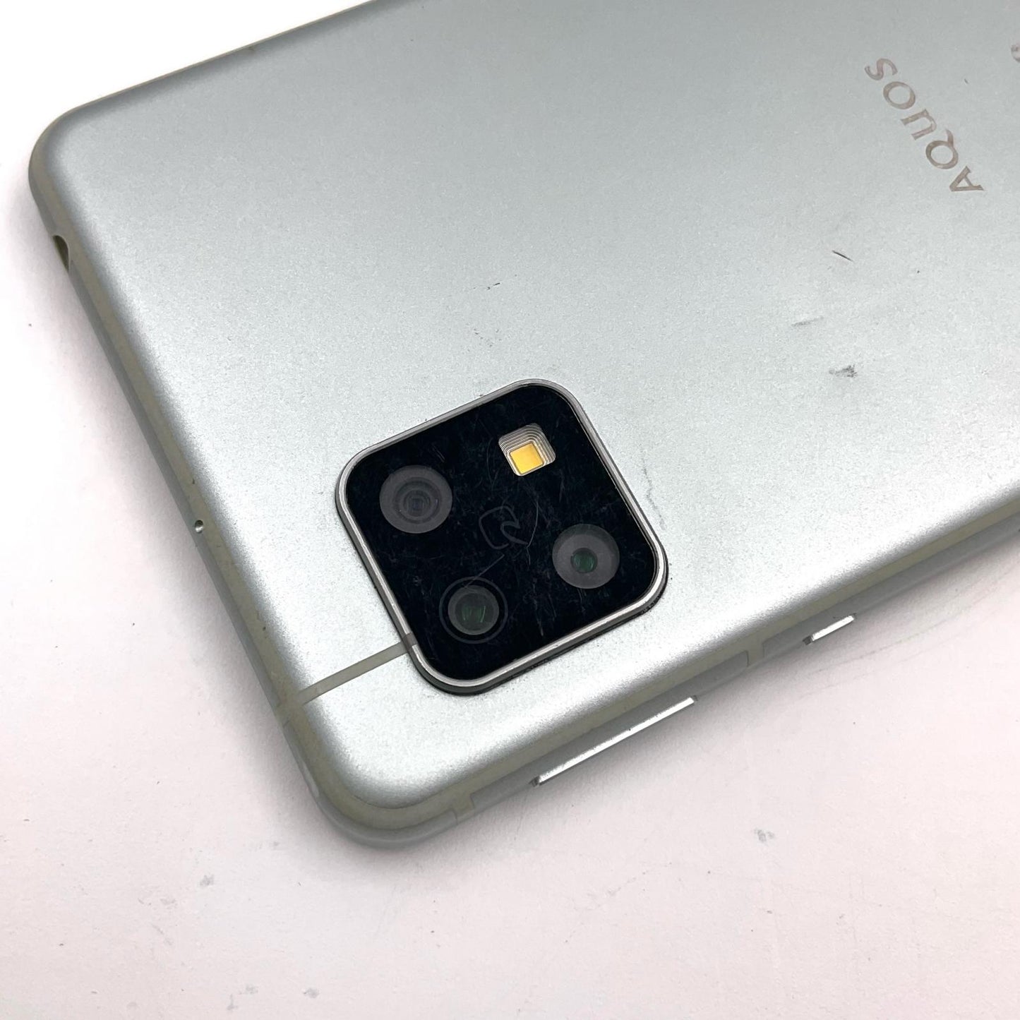 【最速発送】SHARP AQUOS sense5G 64GB オリーブシルバー Softbank A004SH【難有】