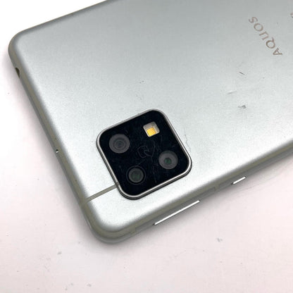 【最速発送】SHARP AQUOS sense5G 64GB オリーブシルバー Softbank A004SH【難有】