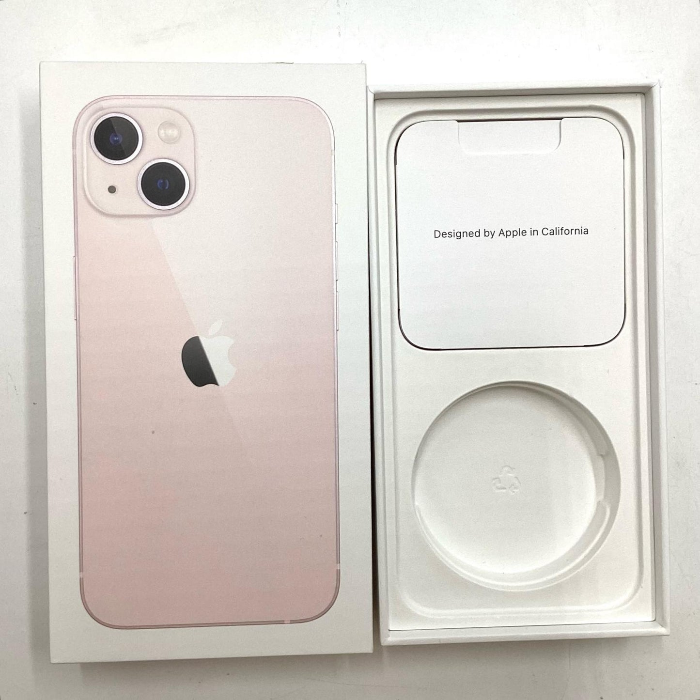 【全額返金保証】【最速発送】Apple iPhone iPhone 13 128GB ピンク docomo SIMフリー 白ロム 動作確認済 73%