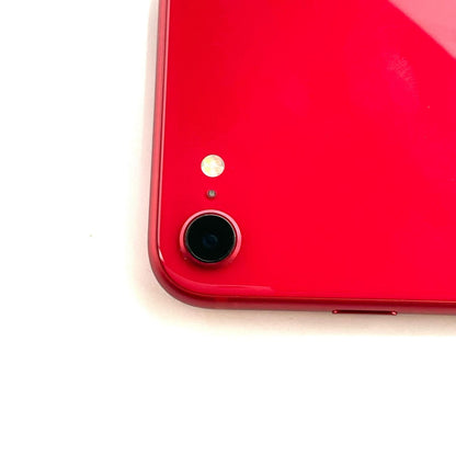 【全額返金保証】【最速発送】Apple iPhone iPhone SE（第2世代） 128GB (PRODUCT)RED SIMフリー 白ロム 動作確認済 80%