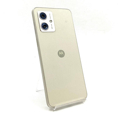 【全額返金保証】【最速発送】Motorola moto g 64y 5G 128GB バニラクリーム Y!mobile 白ロム 超美品 動作確認済