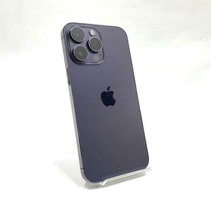 【全額返金保証】【最速発送】Apple iPhone iPhone 14 Pro Max 128GB ディープパープル au SIMフリー 動作確認済 86%