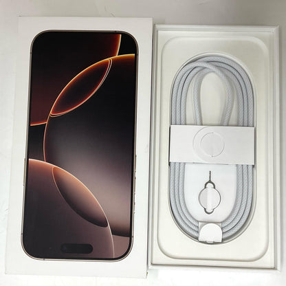 【全額返金保証】【最速発送】Apple iPhone iPhone 16 Pro 256GB デザートチタニウム SIMフリー 白ロム 美品 動作確認済 93%