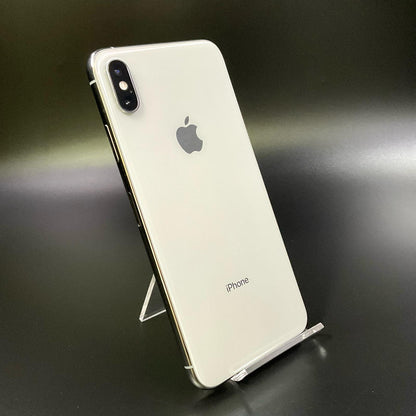 【全額返金保証】【最速発送】Apple iPhone iPhone XS Max 256GB シルバー SIMフリー 白ロム 動作確認済 77%