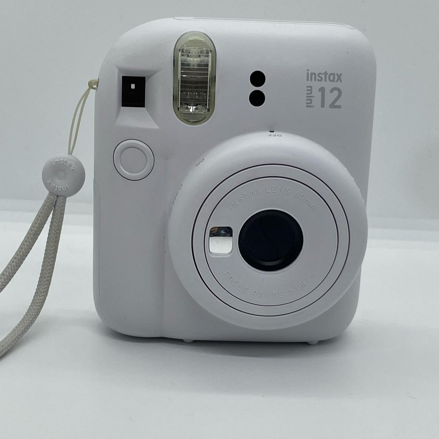 【全額返金保証】【最速発送】FUJIFILM instax mini 12 チェキ [クレイホワイト] 動作確認済