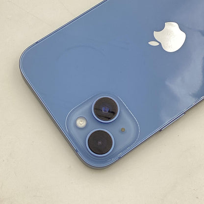 【全額返金保証】【最速発送】Apple iPhone iPhone 14 Plus 128GB ブルー SIMフリー 白ロム 動作確認済 97%