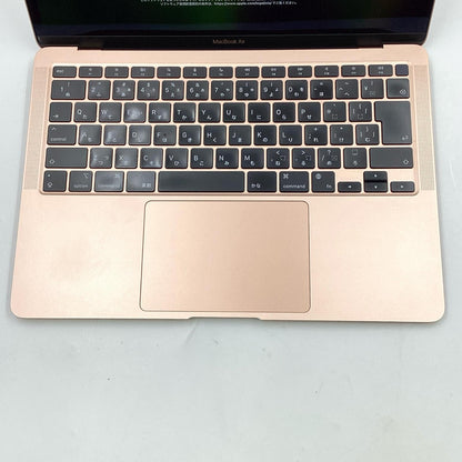 【全額返金保証】【最速発送】Apple MacBook Air 13インチ 2020 Apple M1 8GB SSD 512GB ゴールド 85% 動作確認済
