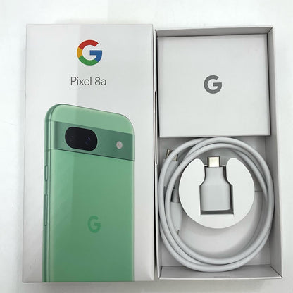【全額返金保証】【最速発送】Google Pixel 8a 128GB アロエ Softbank SIMフリー G576D 白ロム 超美品 動作確認済
