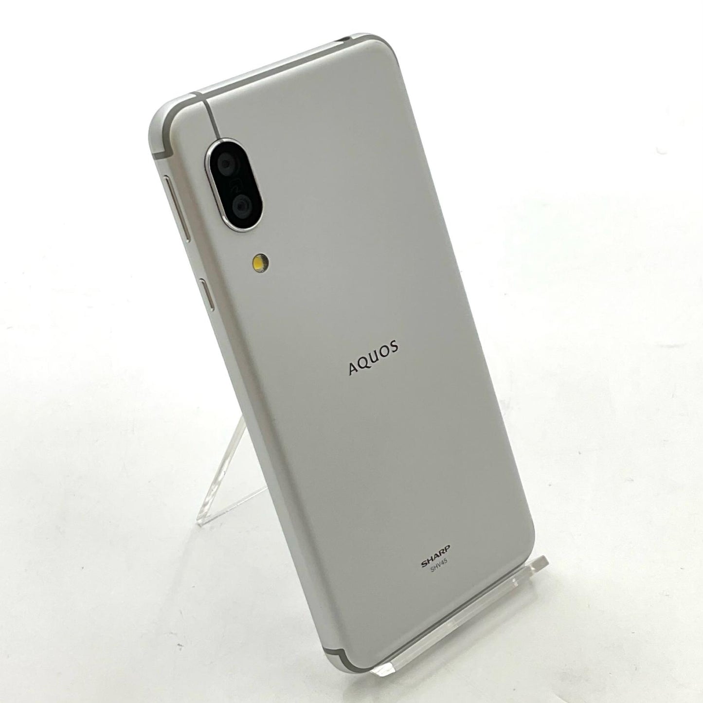 【全額返金保証】【最速発送】SHARP AQUOS sense3 ホワイト au SHV45 白ロム 美品 動作確認済