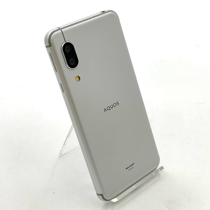 【全額返金保証】【最速発送】SHARP AQUOS sense3 ホワイト au SHV45 白ロム 美品 動作確認済