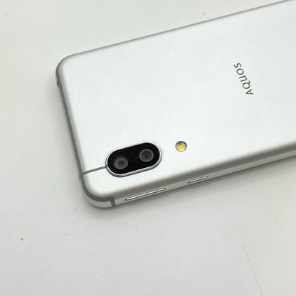【全額返金保証】【最速発送】SHARP AQUOS sense3 ホワイト au SHV45 白ロム 美品 動作確認済