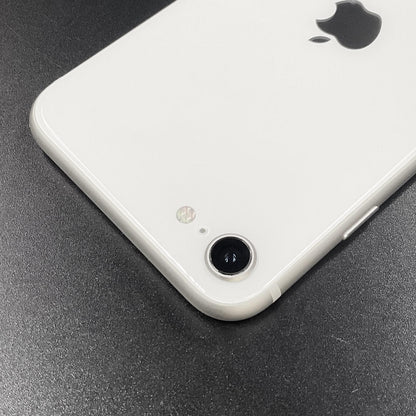 【全額返金保証】【最速発送】Apple iPhone iPhone SE（第3世代） 64GB スターライト Softbank SIMフリー 白ロム 動作確認済 86%