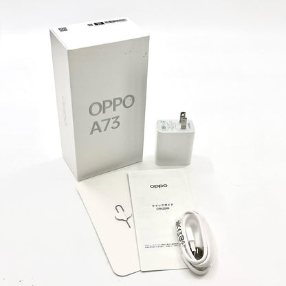 【全額返金保証】【最速発送】OPPO A 73 64GB ネービーブルー SIMフリー CPH2099 白ロム 動作確認済