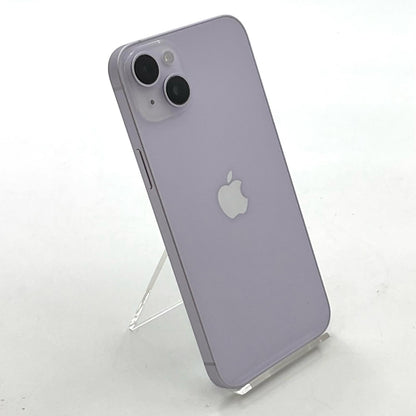 【全額返金保証】【最速発送】Apple iPhone iPhone 14 Plus 128GB パープル SIMフリー 白ロム 動作確認済 84%