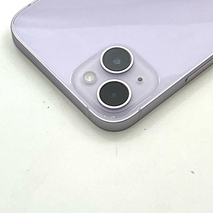 【全額返金保証】【最速発送】Apple iPhone iPhone 14 Plus 128GB パープル SIMフリー 白ロム 動作確認済 84%