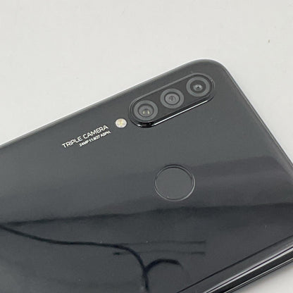 【全額返金保証】【最速発送】Huawei P30 Lite 64GB ミッドナイトブラック Softbank MAR-LX2J 白ロム 美品 動作確認済