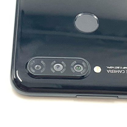 【全額返金保証】【最速発送】Huawei P30 lite 64GB ミッドナイトブラック Softbank MAR-LX2J 白ロム 美品 動作確認済
