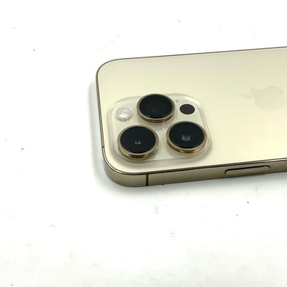 【全額返金保証】【最速発送】Apple iPhone iPhone 14 Pro 256GB ゴールド docomo SIMフリー 白ロム 美品 動作確認済 85%
