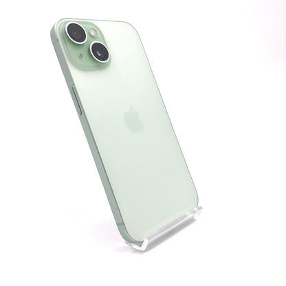 【全額返金保証】【最速発送】Apple iPhone iPhone 15 128GB グリーン SIMフリー 白ロム 超美品 動作確認済 93%