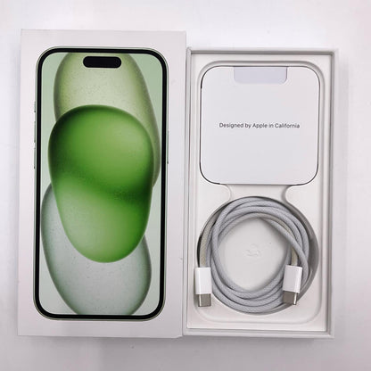 【全額返金保証】【最速発送】Apple iPhone iPhone 15 128GB グリーン SIMフリー 白ロム 超美品 動作確認済 93%