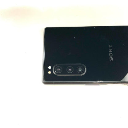 【全額返金保証】【最速発送】Sony Xperia 5 64GB ブラック docomo SO-01M 白ロム 動作確認済