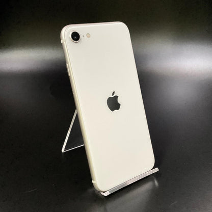 【全額返金保証】【最速発送】Apple iPhone iPhone SE（第3世代） 128GB スターライト 白ロム 動作確認済 87%